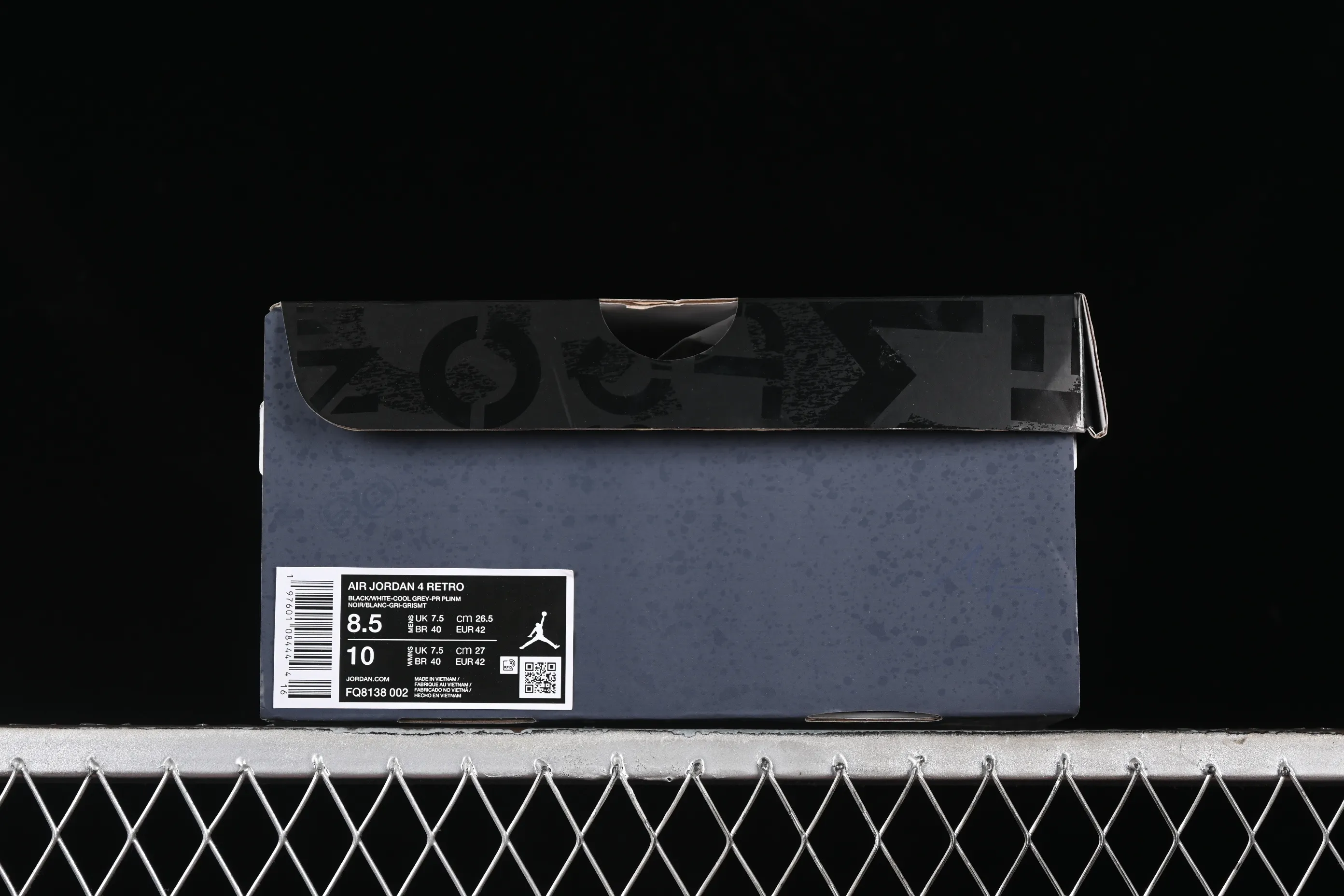 All categories Air Jordan Jordan series basketball shoes Air Jordan 4 LW version Air Jordan 4 "Fear" AJ4 Joe 4 fear suit replica basketball shoes FQ8138-002